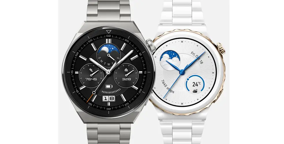 Huawei Watch GT3 Pro in zwei Designvarianten