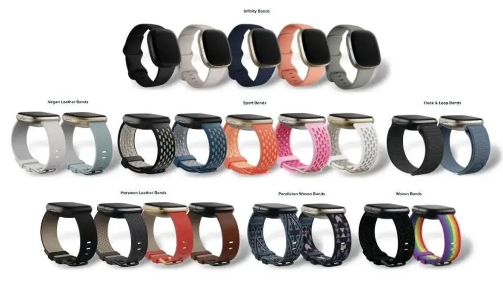 Damen Smartwatch mit verschiedenen Armbändern