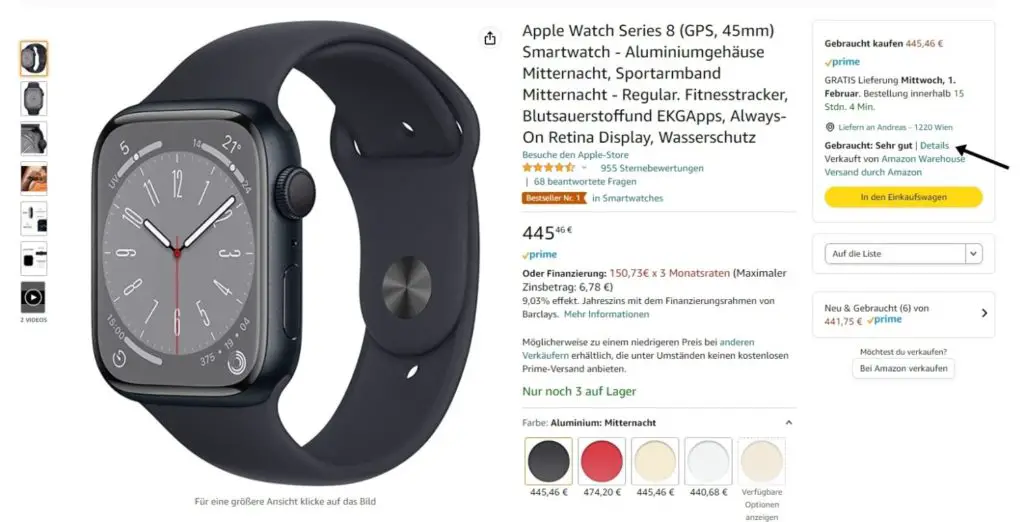 Günstige Smartwatch Angebote bei Amazon 
