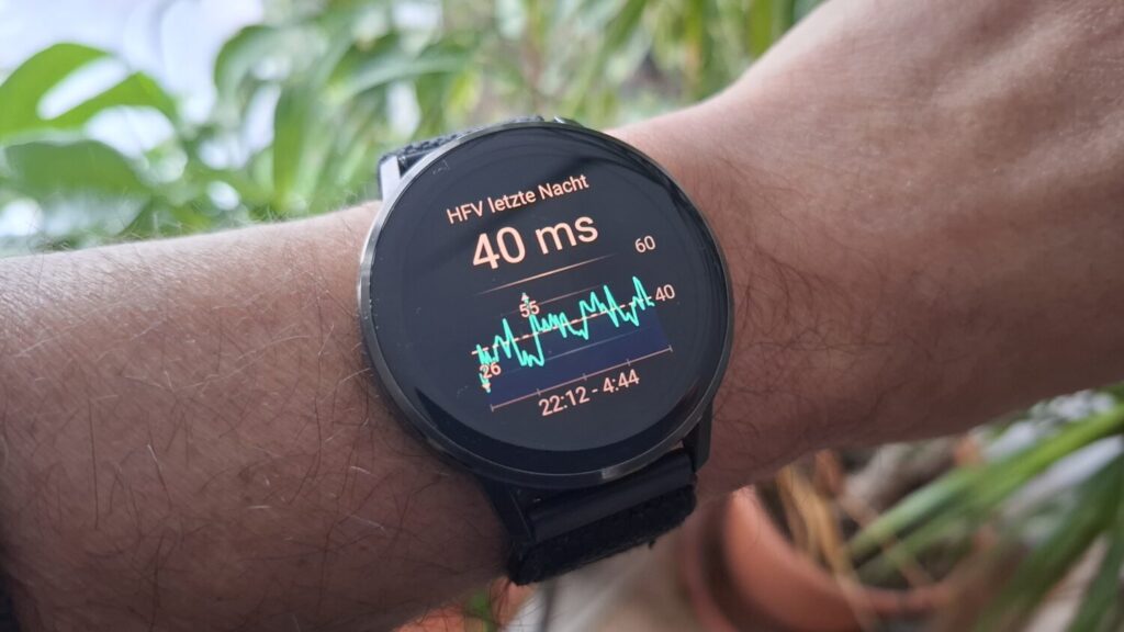 Herzfrequenzvariabilität aktueller Messwert
